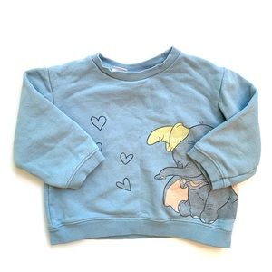Zara Baby Girl Dumbo Crewneck Sweatshirt